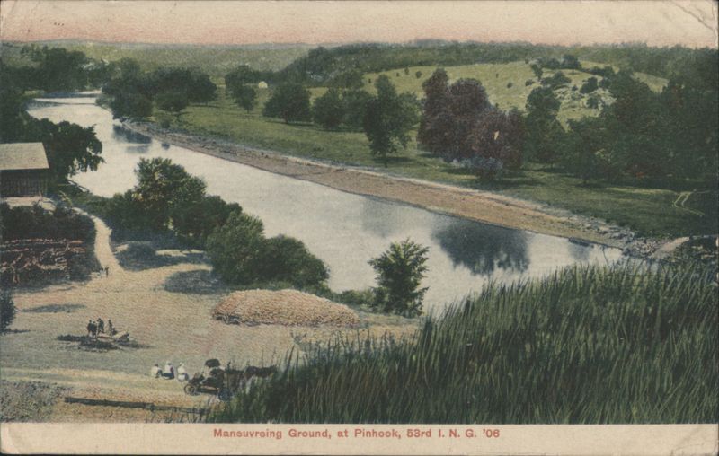 Manouvreing Ground, Pinhook, 53rd I. N. G. '06 Indiana