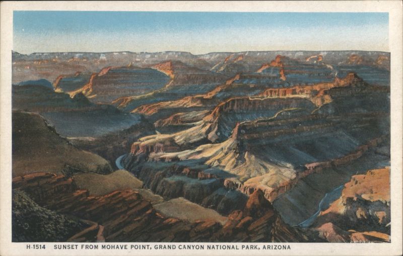 Sunset from Mohave Point, Grand Canyon National Park Arizona