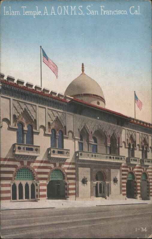 Islam Temple, A.A.O.N.M.S., San Francisco, CA California