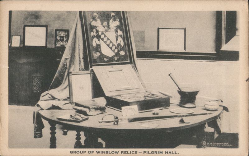 Group of Winslow Relics - Pilgrim Hall Plymouth Massachusetts