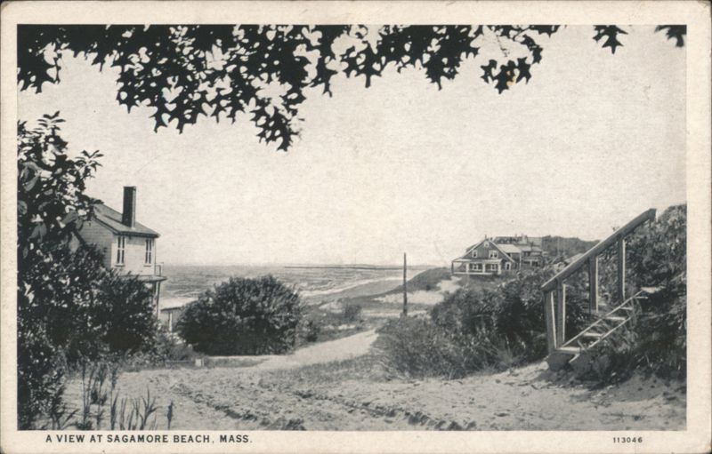 A View at Sagamore Beach Massachusetts
