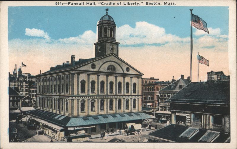 Faneuil Hall, Cradle of Liberty, Boston, MA Massachusetts