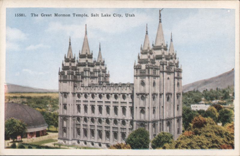 The Great Mormon Temple, Salt Lake City, Utah