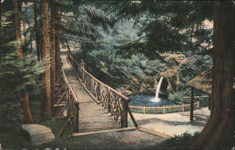 Lily Park Bridge & Waterfall, Ashland, OR Portland Oregon