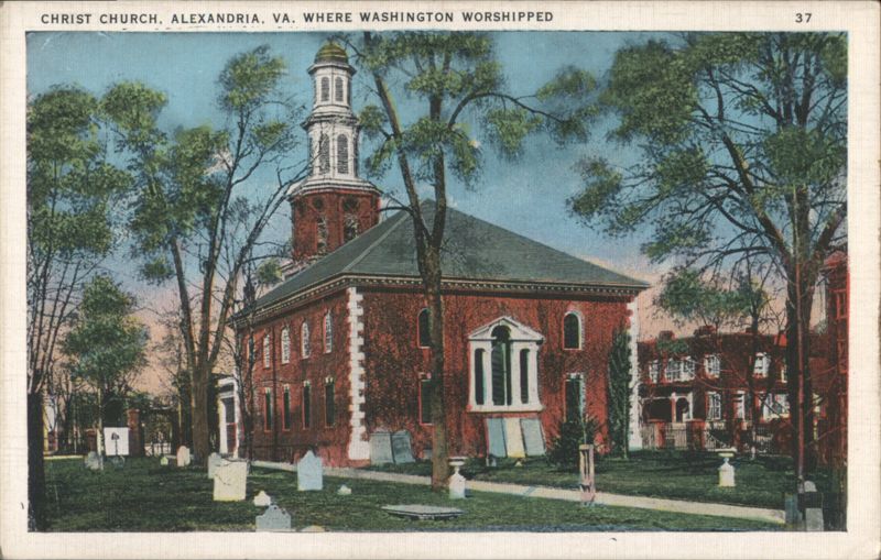 Christ Church, Alexandria, VA Where Washington Worshipped Virginia