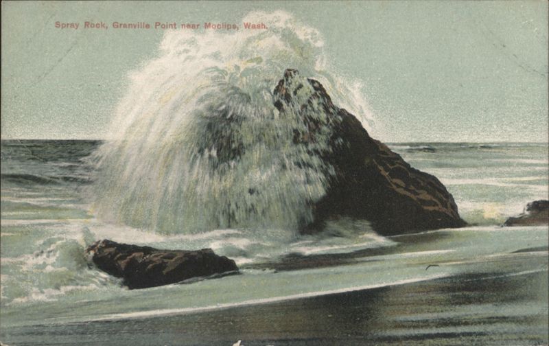 Spray Rock, Granville Point near Moclips, Wash. Washington