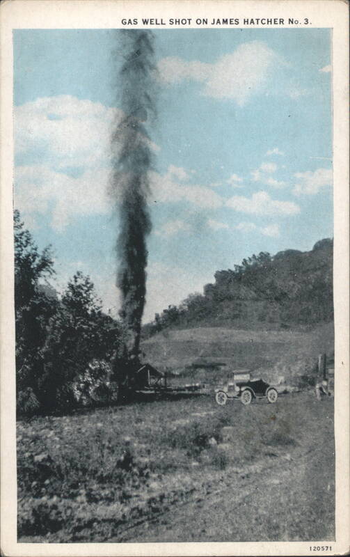 Gas Well Shot on James Hatcher No. 3 Oil Wells