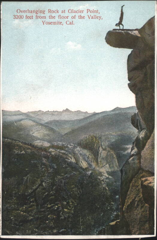Overhanging Rock, Glacier Point, Yosemite, CA California