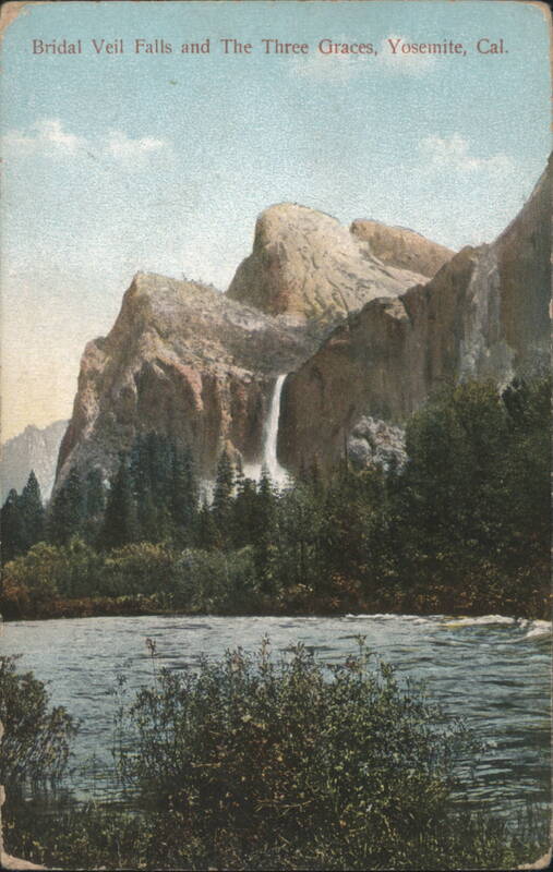 Bridal Veil Falls and The Three Graces, Yosemite, CA California