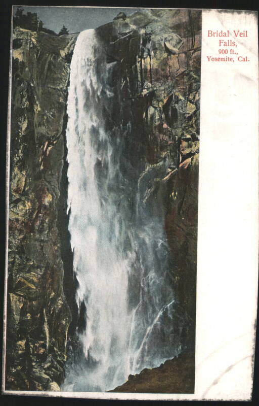 Bridal Veil Falls, 900 ft., Yosemite, CA California