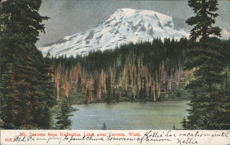 Mt. Tacoma from Reflection Lake Washington