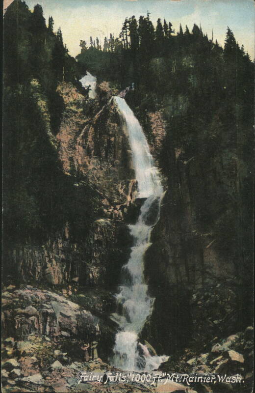 Fairy Falls, 1000 Ft, Mount Rainier, WA Washington