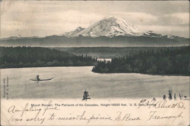 Mount Rainier; The Patriarch of the Cascades, 14530 ft. Washington