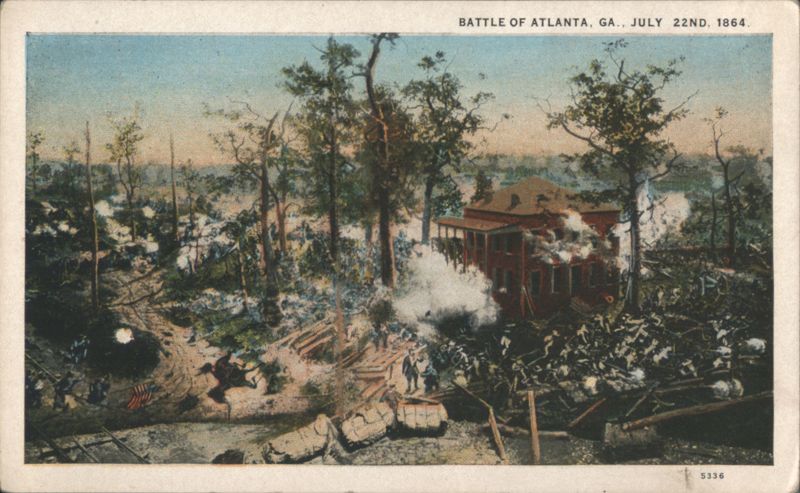 Battle of Atlanta, GA., July 22nd, 1864 Georgia