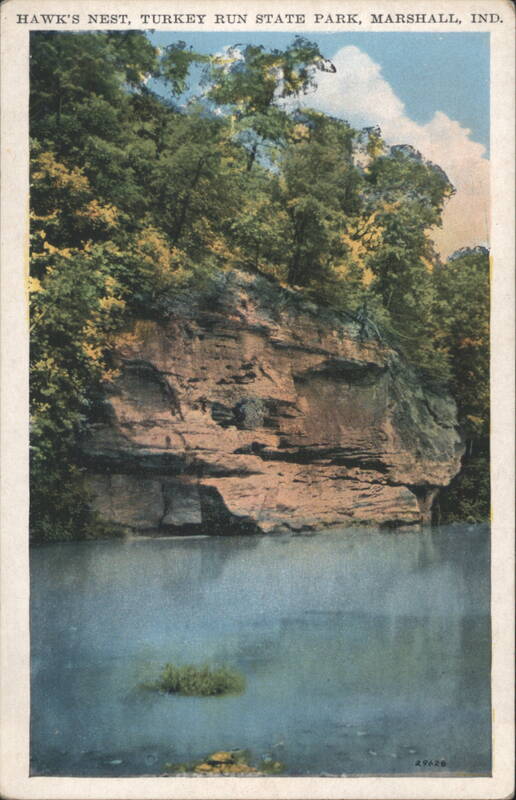 HAWK'S NEST, TURKEY RUN STATE PARK, MARSHALL, IND. Indiana
