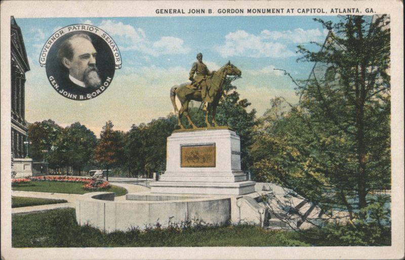 General John B. Gordon Monument at Capitol, Atlanta, GA Georgia