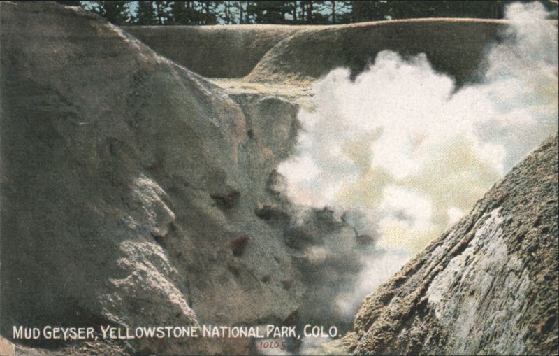 Mud Geyser, Yellowstone National Park Colorado