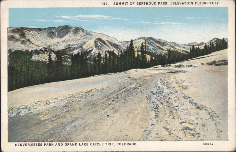 Summit of Berthoud Pass, Elevation 11,306 Feet, Colorado