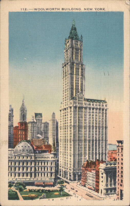 Woolworth Building, Cathedral of Commerce, New York
