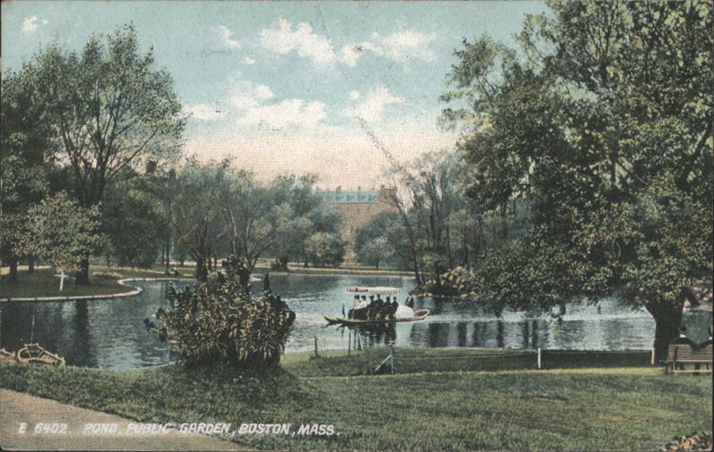 Pond, Public Garden, Boston, MA Massachusetts