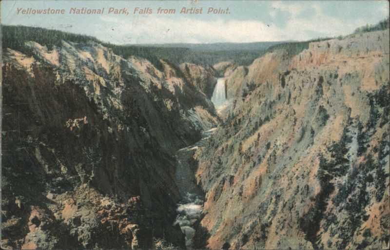 Yellowstone National Park, Falls from Artist Point