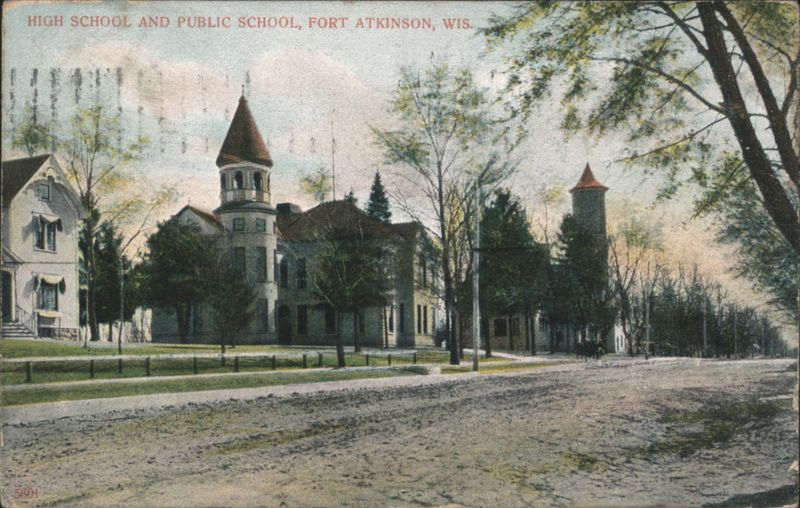 High School and Public School Fort Atkinson Wisconsin