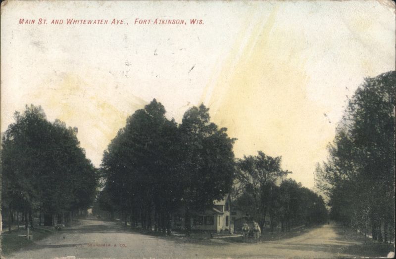 Main St. and Whitewater Ave. Fork, Fort Atkinson, WI Wisconsin