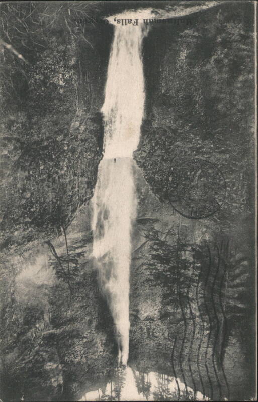 Multnomah Falls Waterfall Portland Oregon