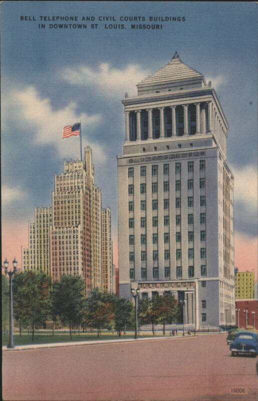 Bell Telephone & Civil Courts Buildings, Downtown St. Louis Missouri