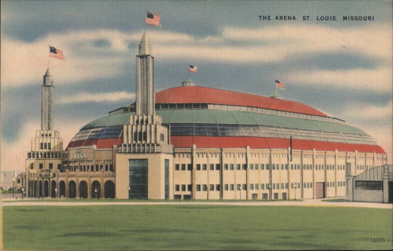 The Arena, St. Louis, MO - Oval Building, 20,000 Seats Missouri