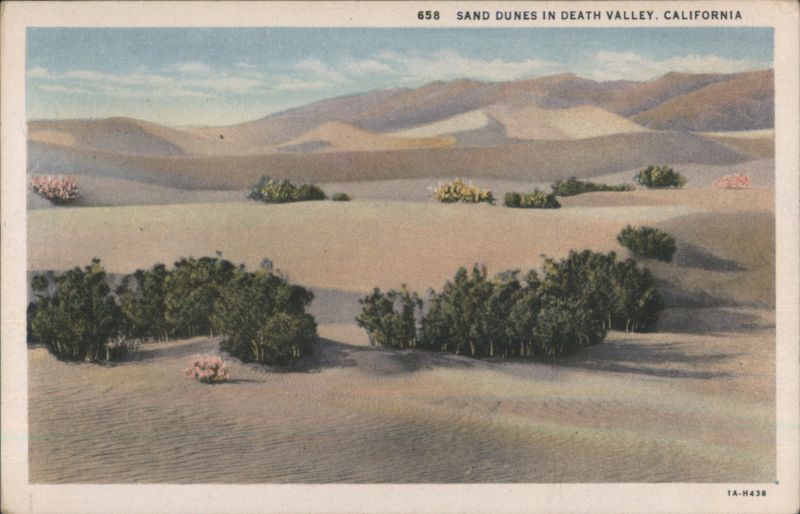 Sand Dunes in Death Valley, California