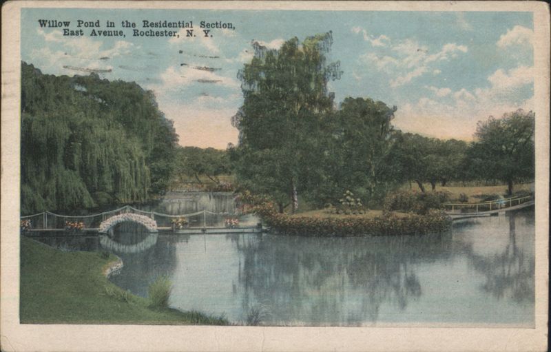 Willow Pond, Residential Section, East Avenue Rochester New York