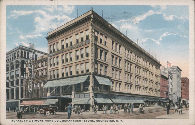 Burke, Fitz Simons Hone Co. Department Store, Rochester, NY New York