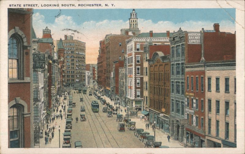 State Street, Looking South, Rochester, NY New York