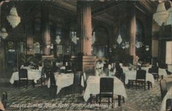 Ladies Dining Room, Hotel Seneca, Rochester, NY Postcard