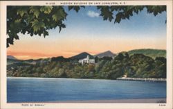 Mission Building on Lake Junaluska, NC - Scenic View Postcard