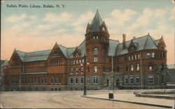 Buffalo Public Library, Buffalo, N. Y. Postcard