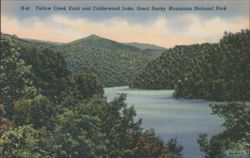 Yellow Creek Knob & Calderwood Lake Smoky Mountains Postcard Postcard