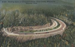 Parking Space at Clingman's Dome, Great Smoky Mountains Postcard