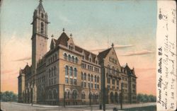 Federal Building, Post Office, Buffalo, NY Postcard