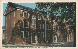 Steele Dormitory, University of North Carolina, Chapel Hill Postcard