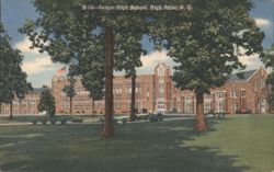 Senior High School, High Point, NC Postcard