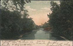 Creek View, Greenville, Ohio Postcard