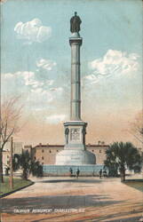 Calhoun Monument, Charleston, SC Postcard