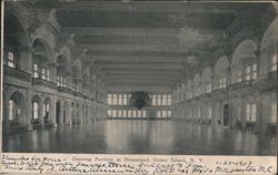 Dancing Pavilion at Dreamland, Coney Island, NY Postcard