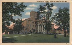 Washington County Hospital, Hagerstown, MD Postcard