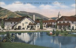 Challenger Inn, Showing Portion of Village, Sun Valley Postcard