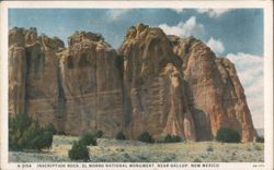 Inscription Rock, El Morro National Monument Postcard