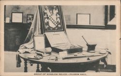 Group of Winslow Relics - Pilgrim Hall Postcard