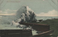 Storm at Moclips, Washington Postcard